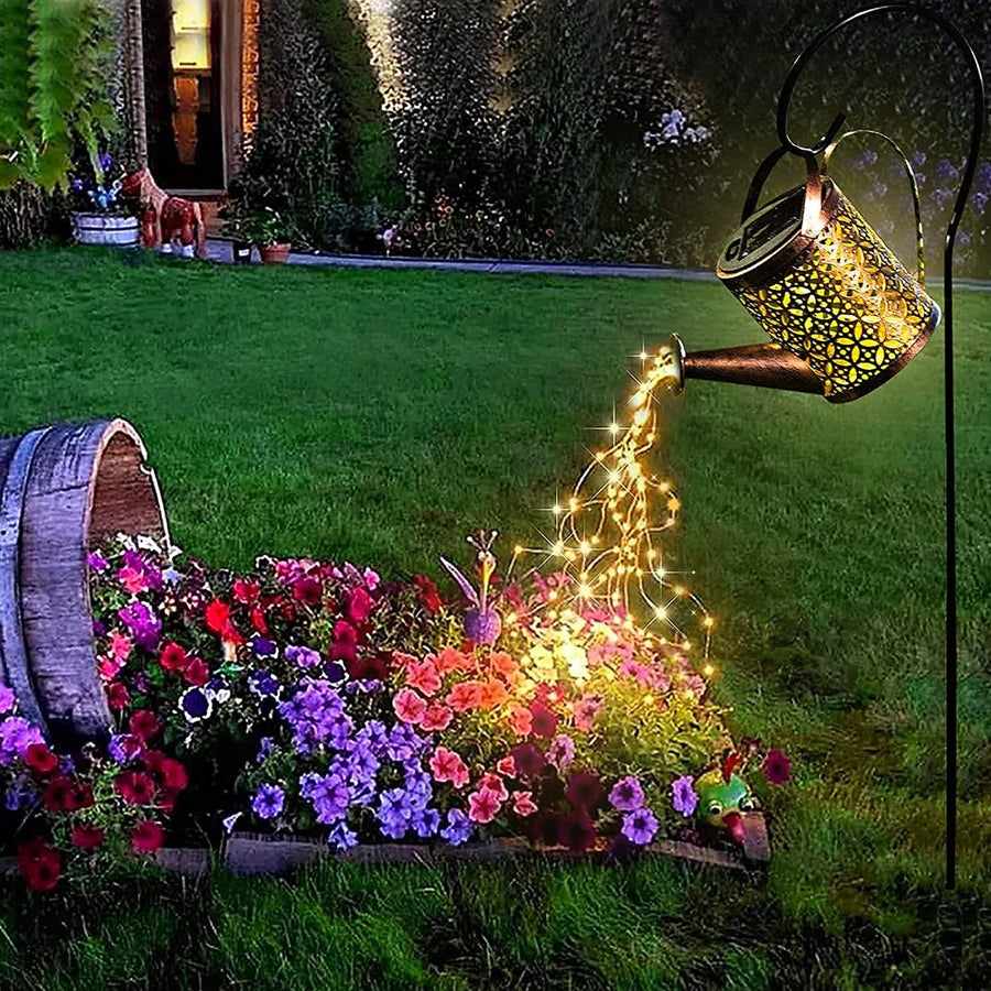 LED Gießkanne | Gartendekoration
